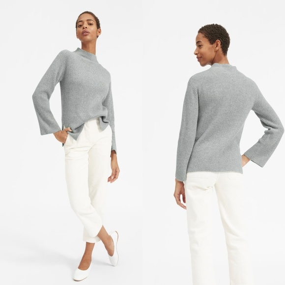 🚫SOLD🚫 Everlane The Cashmere Rib Mockneck - Picture 2 of 7
